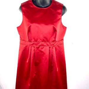 BURBERRY LONDON  Lined Red Dress